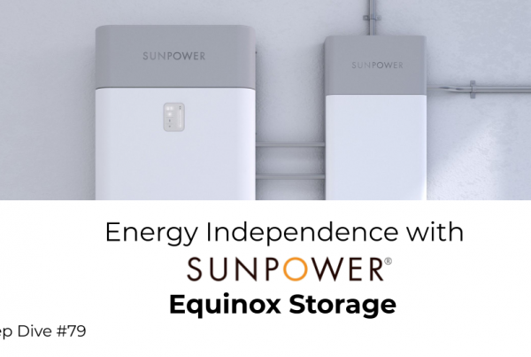 SunPower Equinox Storage Solution Energy Independence
