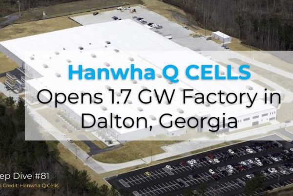 Hanwha Q CELLS opens new factory in Georgia