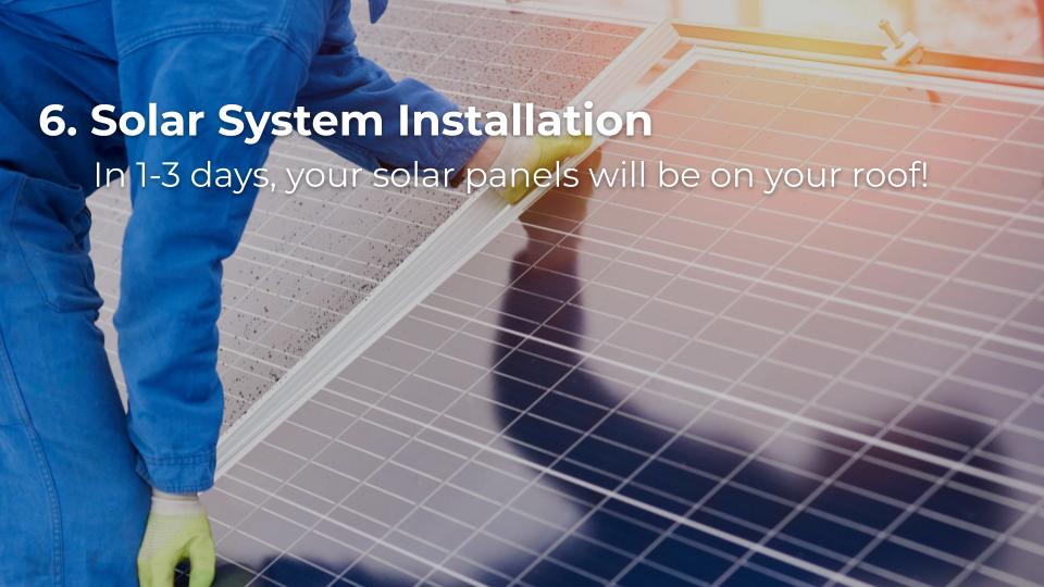 solar panels being installed installation